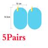 10Pc Car Anti Water Mist Film Anti Fog Rainproof Rearview Mirror Protective Film