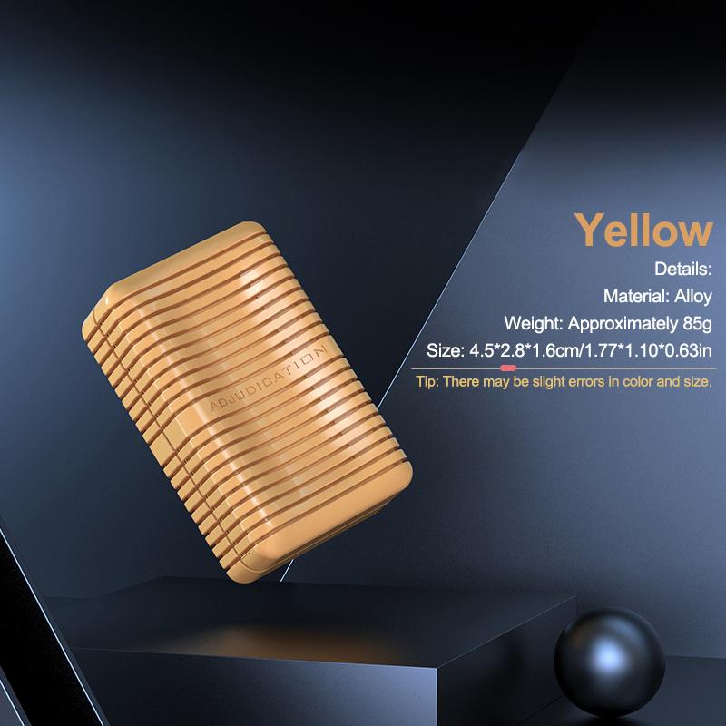 1PC Edc Fidget Slider Rotating Metal Soap Anti Pressure Sensory Toy Tdah Focal Table Toy with Soft Magnetic Slider