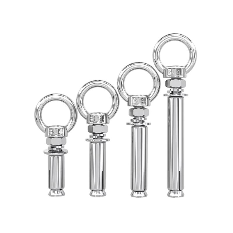 304 Stainless Steel Expansion Eye Bolt Hook
