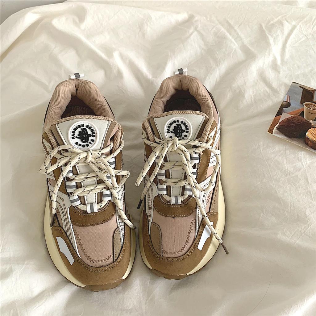 Sneaker Women's Fleece-lined Autumn and Winter New Platform Women's Shoes Versatile Casual Shoes Women
