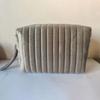 Large Capacity Velvet Cosmetic Bag Toiletry Bag Convenient Travel Toiletry Bag