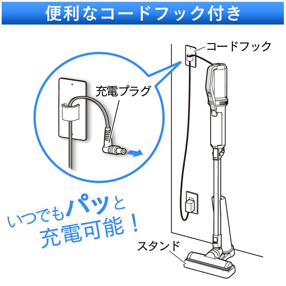 IRIS OHYAMA Cordless Vacuum Cleaner with Stand (Compatible with IC-SLDC4/SB3/SB1/SLDC1 and Other Models) CSTN1 Stick Vacuum