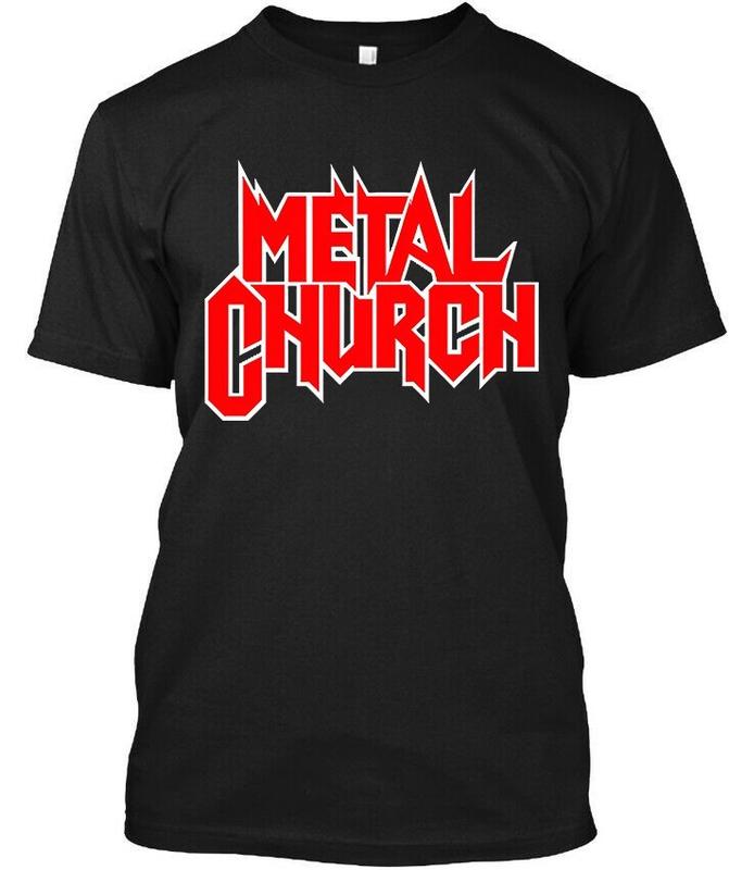 Limited New Popular Church American Speed Power Thrash Music Logo Unisex T-shirt S