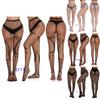 Women's Halloween Skeleton Print Pantyhose Set Soft And Comfortable Design**