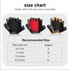 Gym Gloves Fingerless Gloves Anti-Slip Shock-Absorbing Breathable Gloves Sports Gloves for Training Lifting Weight Cycling