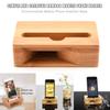Environmental Friendly Bamboo Mobile Phone Holder Speaker Bamboo Phone Desktop Stand  Office
