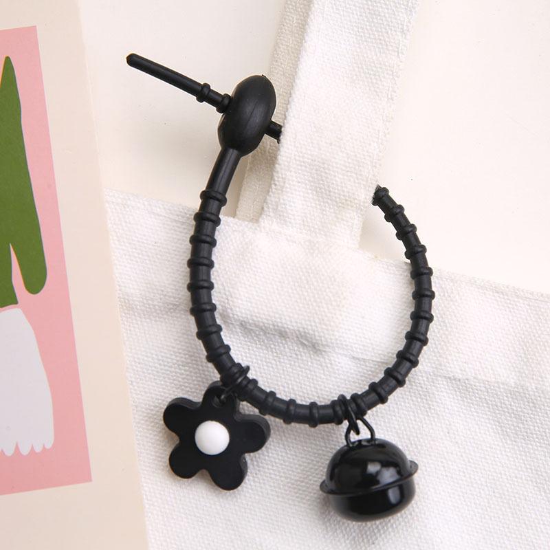 Silicone Colored Flower Silicone Zip Ties Reusable Bag Ties Twist Wire Fasten Cable Zip Headset Data Line Universal Magic Tie