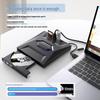 7-in-1 Multifunctional Card Reader & External DVD Burner with SD/TF Slots and USB/Type-C Interface