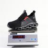 Breathable Safety Shoes Men's Work Boots Anti Shock Steel Toe Indestructible Wear-resisting Security Boots for Work as Hiking