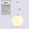 Milky White Round Pendant Lamp for Nail Salons, Cafes, Children's Clothing Stores, and Weddings