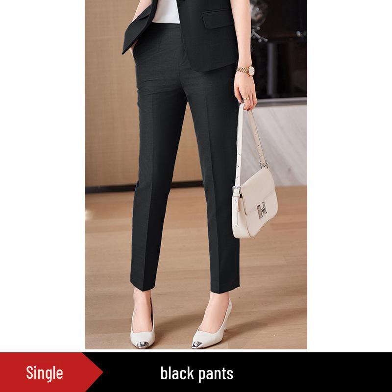 Elegant Women's Slim Fit Business Suit Set for Interviews and Work
