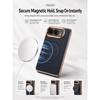 For IPhone Ultra Fold 5G Case Luxury PU Leather Skin Magnetic MagSafe Protective Back Cover Case