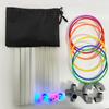 Leuchtspielzeug für Hufeisenringe im Freien, interaktives LED-Ringwurfspielzeug für Eltern und Kinder
