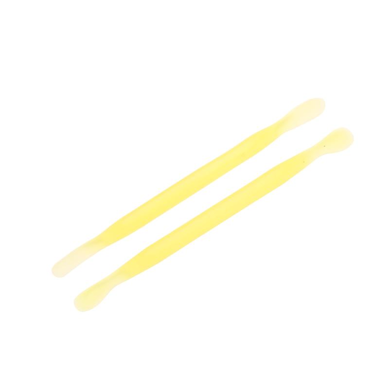 2Pcs Nail Cuticle Pusher Plastic Double End Reusable Manicure Cuticle Dead Skin Remove Pedicure Sticks Nail Art Clean Care Tool