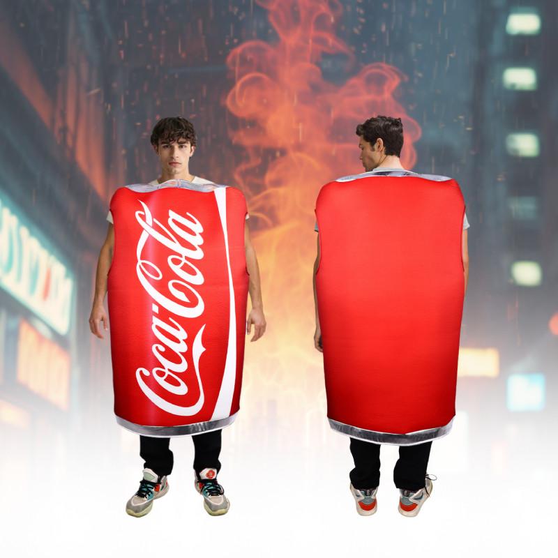 Inflatable Adult Cocacola Suit Cosplay Fancy Dress Costume Party Gift Halloween