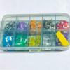 50pcs 100pcs Car Fuse Assortment Set 10 Sizes 2-35A Profile Medium Mini Micro Blade Type Fuses with Storage Box for Auto Truck Fuses4