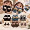 1 Pair Separated Finger Winter Gloves Cute Toddler Gloves New Warm Gloves  Winter Season