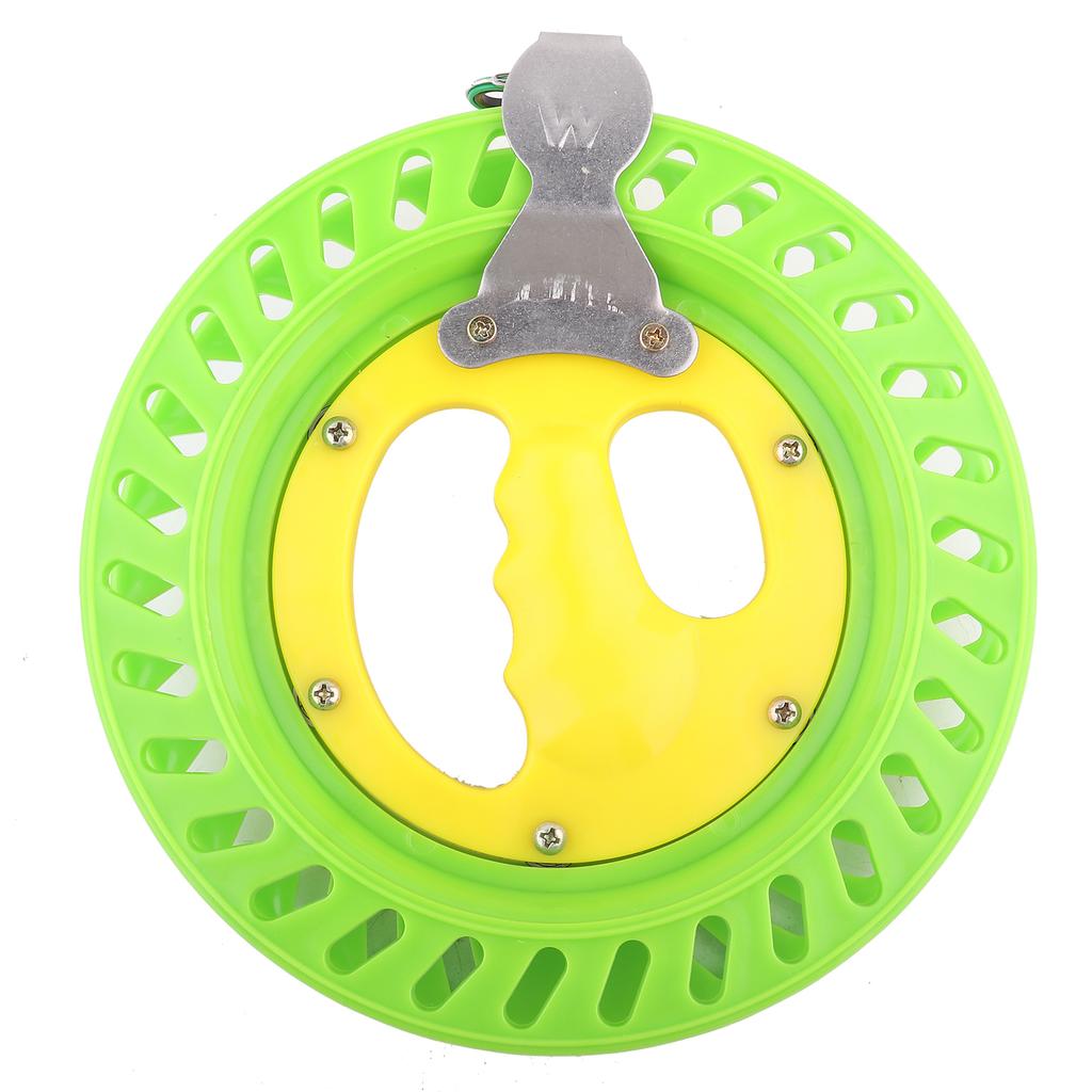 22cm   Plast Fiskelina Hjulhållare Vindare Verktyg Tillbehör(Gul)