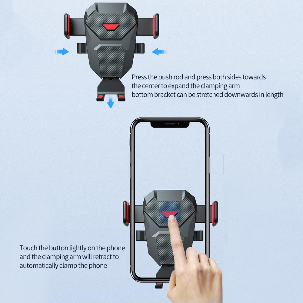 Универсальный автомобильный держатель для телефона на присоске — фото 2