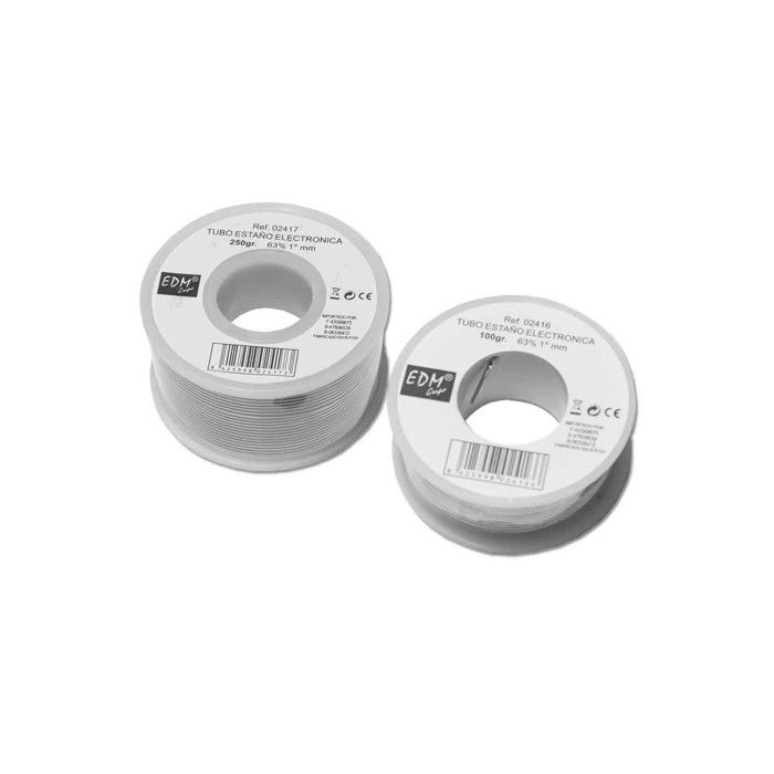 Bobine d'étain 250gr 63% 1mm edm