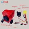 12V 24V Car Twin Dual Tone Compact Air Horns Kits For Car Truck Lorry SUV RV Train Caravan Boat Twin Tone Super Loud Waterproof