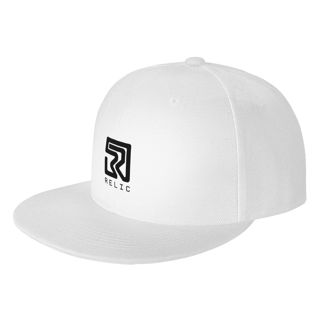 Fashion Relic Logo Black Flat Brim Sun Hat  Camping Luxury Hat