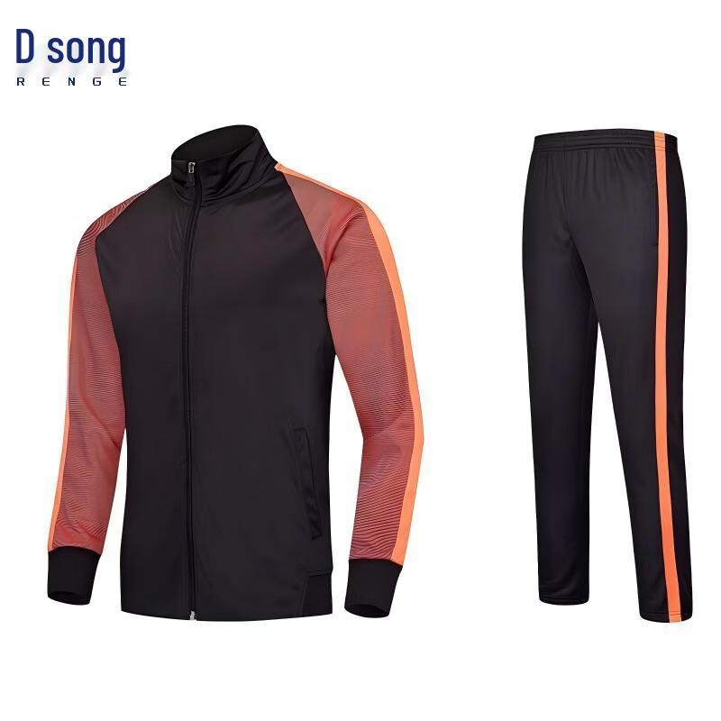 Renge Long Sleeve Soccer Training Jersey Set with Free Printing M-4XL