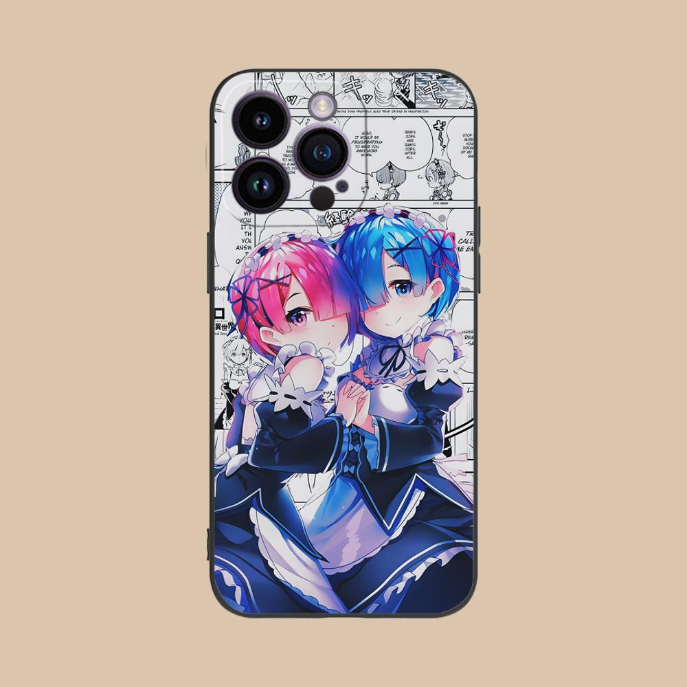 

ReZero Рем Рам Матовый ТПУ Чехол для Мобильного Телефона для iPhone 17 16 15 14 13 12 11 X XR XS 8 7 Air Pro Max Plus Mini Цветная Крышка iPhone 7 Plus