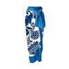 Cross-border Hot-selling One-piece Printed Midi Skirt Curtain Holiday Style Casual Beach Dress for Women 23037563