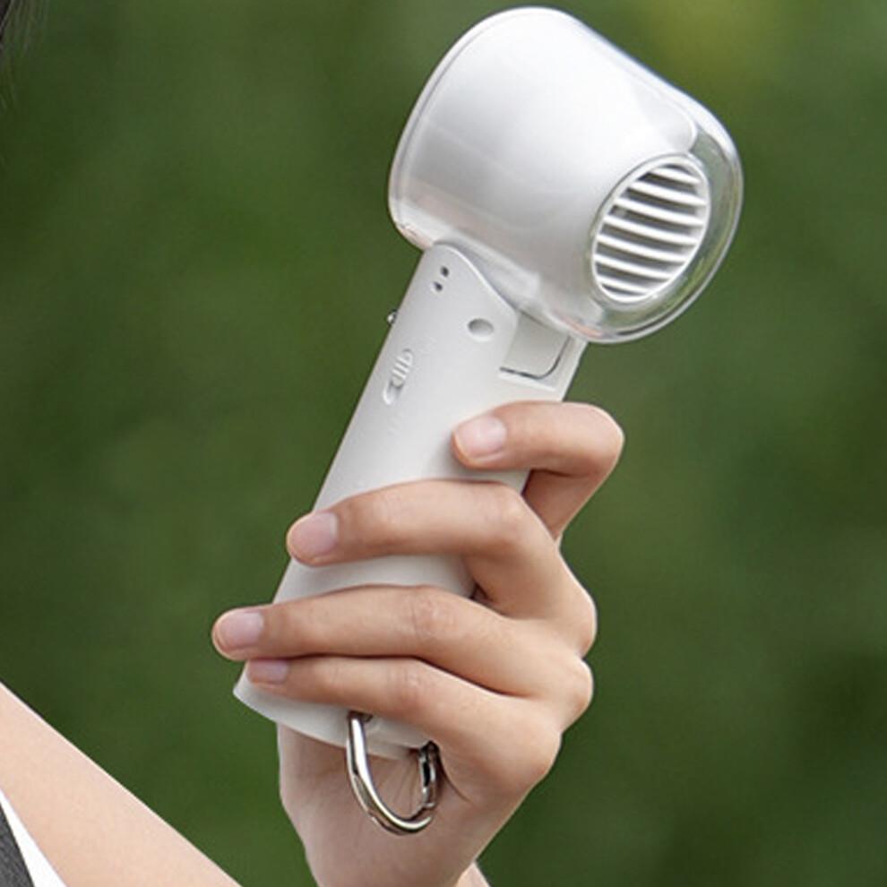 Rechargeable Portable Handheld Fan 5-Speed, 3600mAh, 162mm White