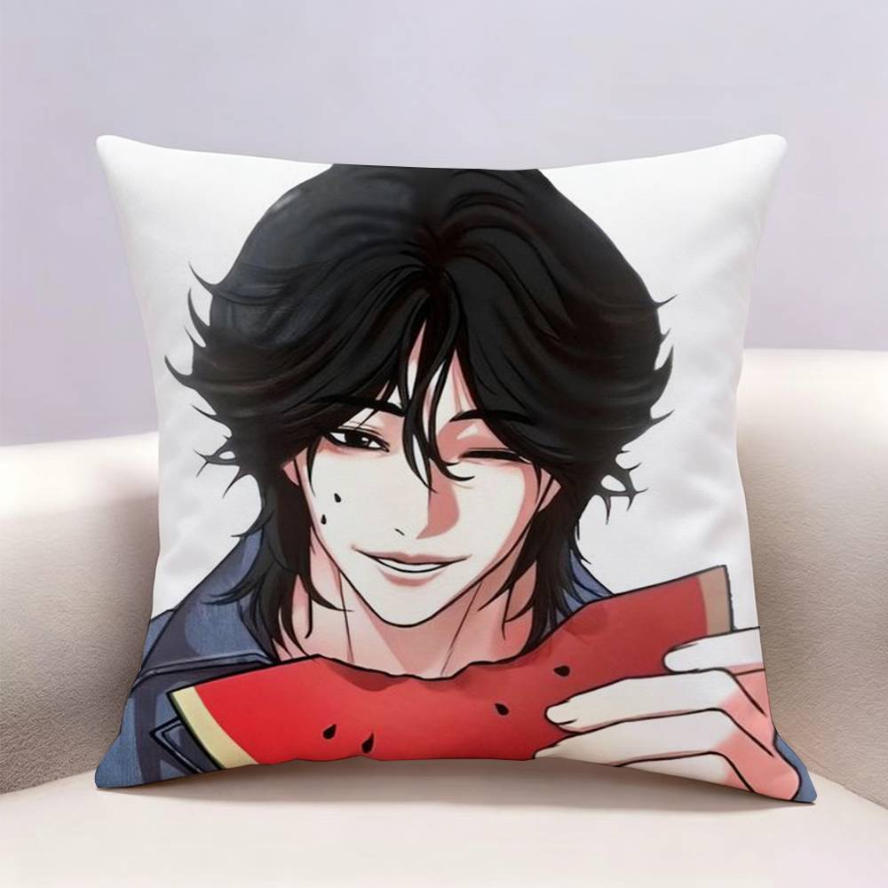 LLookism Manhwa  Doublesided print Pillow Case for Sofa Living Room Home office Decor Protective Cover