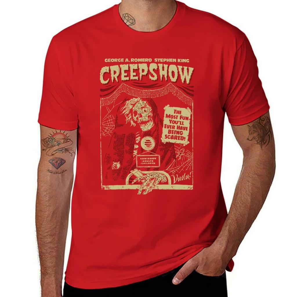 Creepshow Tshirt quickdrying graphics summer clothes oversized mens funny t shirts