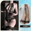 Sexy lingerie lace perspective open crotch onesie passion hot sexy uniform seduction pure lust