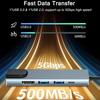 KEBIDUMEI 5-in-1 USB C Docking Station TYPE-C to HDMI/RJ45 Adapter USB C HUB USB 3.0 5Gbps High Speed USB Splitter For PC Laptop