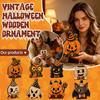 Double-Sided Printed Halloween Wooden Tabletop Decoration for Home Fall Decor