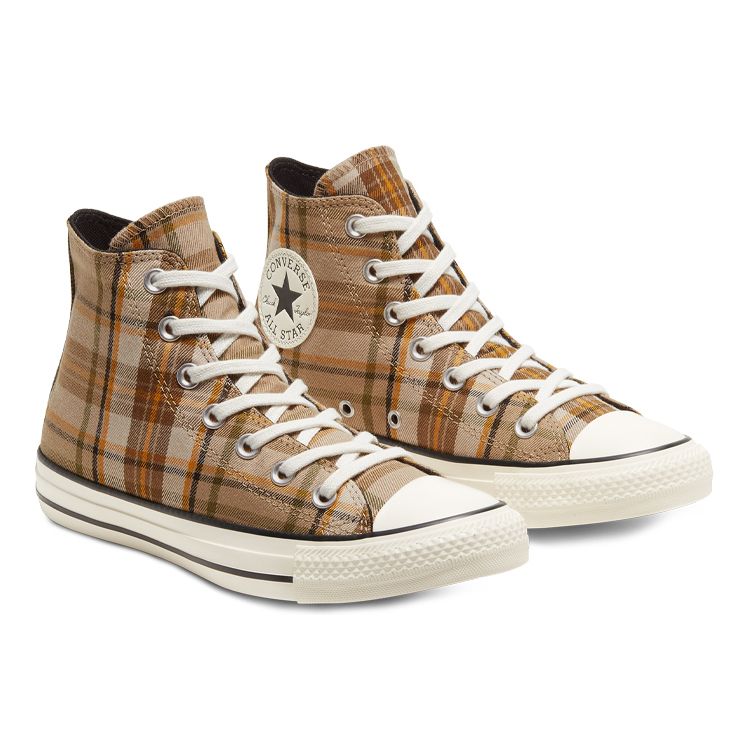 Converse Chuck Taylor All Star Retro Casual High Top Canvas Shoes Women Sneaker Khaki 568925C