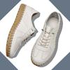 Leren Heren Casual Schoenen Heren Loafers handgemaakt naaien Mocassins Ademend Instappers Italiaanse Rijschoenen heren Chaussure Homme