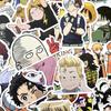 Set of 100 Anime Series Cute Anime Character Waterproof Cartoon Reward DIY Water Birthday Present Stickers, Stickers, Decals, Stickers, Materials,