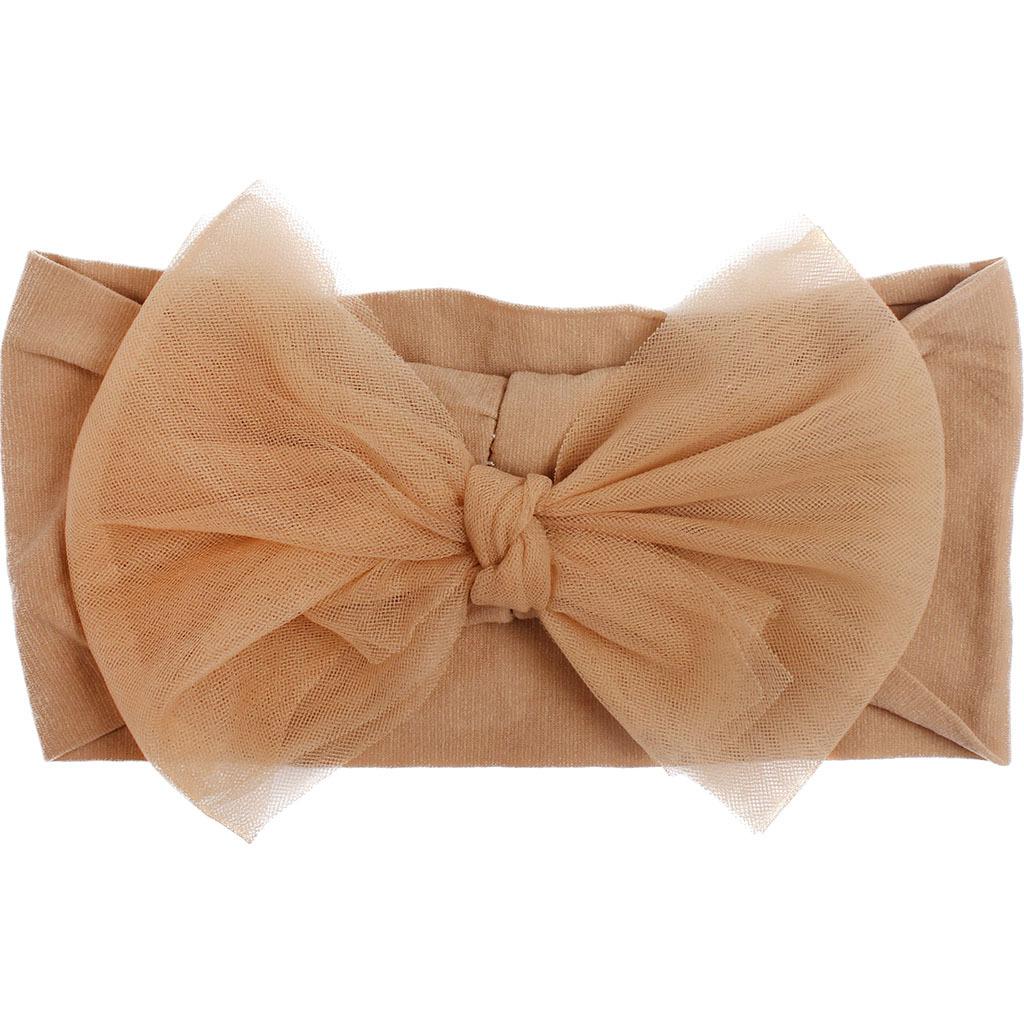 Baby Hair Accessories Headband Baby Newborn Mesh Bow Baby Girl Headband
