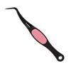 Gripping Tweezers for Jewelry Making Repair Tool Flat Tip Crossing Lock Angled Tip Tweezers Reverse Grip Tweezers Unisex