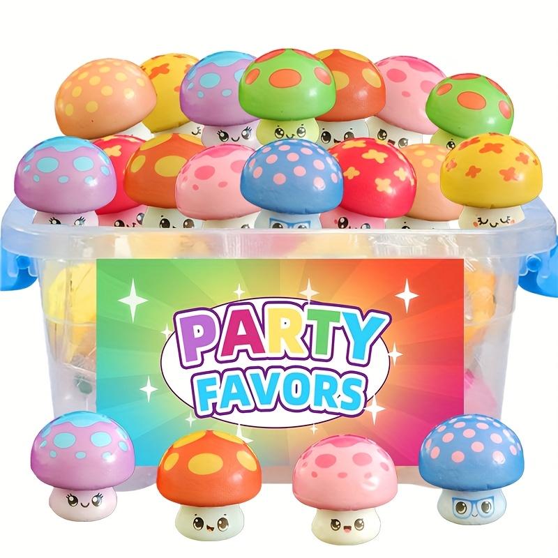 Jouet à presser champignon 1 pièce, Balle anti-stress à remontée lente, Remplissage de sac cadeau pour fête d'enfants, Récompense idéale pour la classe Plusieurs styles