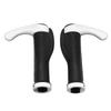 2PCS Bicycle Handlebar Grip Rubber Ox Horn Handlebar Cover for Mountain BikesWhite