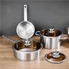 3-Piece Stainless Steel Cookware Set