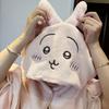 Chiikawa Usagi Hachi Hooded Cloak Blanket Shawl Cape for Lazy Days
