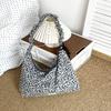 Korean Star Print Crossbody Bag for Women, Black White Large Capacity Hobo Shoulder Purse, Casual Versatile Handbag for School