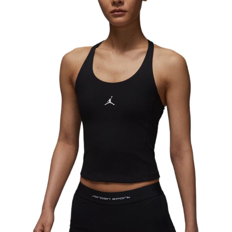 

Jordan Лого Майка без рукавов облегающего кроя Женские топы HQ8906-010 XL