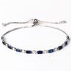 Luxury Rainbow Iced Out Zircon Tennis CZ Bracelet Women's Stretch Adjustable Bracelet Hippie Fashion Accessories Jewelry Gifts