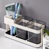 2-in-1 Toothpaste Rack Stand Multifunctional Mouthwash Cup Set Toothbrush Holder  for Men and Women