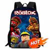 Roblox Printed Kids Backpack School Lightweight Ergonomic Dual-Shoulder Bag Boys Girls Grade 1-2 Students