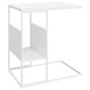 VidaXL Side Table White 55x36x59.5 Cm Engineered Wood 343107